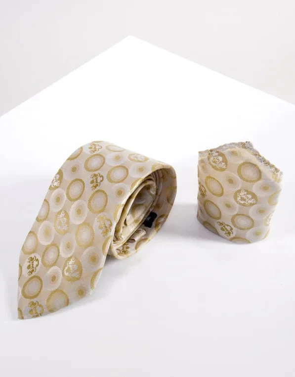 Marc Darcy Gentlemens Bubbles Stone Krawatte Mit Einstecktuch 3 Marc Darcy Gentlemens Bubbles Stone Krawatte Mit Einstecktuch – Bild 3