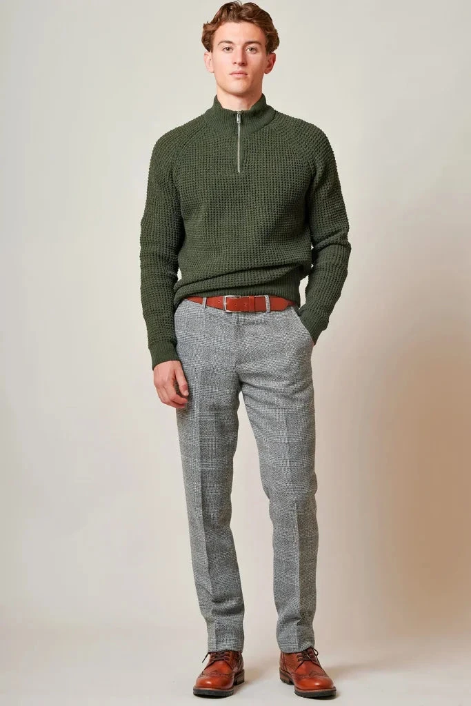 Marc Darcy – Hose Tweed Kris Silver Grey 1 Marc Darcy – Hose Tweed Kris Silver Grey