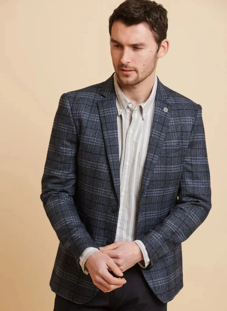 Marc Darcy - Sakko Check Andy Blue 1 Marc Darcy - Sakko Check Andy Blue