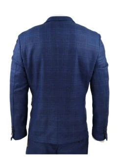 Marc Darcy - Sakko Check Jerry Blau 5 Marc Darcy - Sakko Check Jerry Blau -Herrenanzug Geschäft marc darcy sakko check jerry blau 727