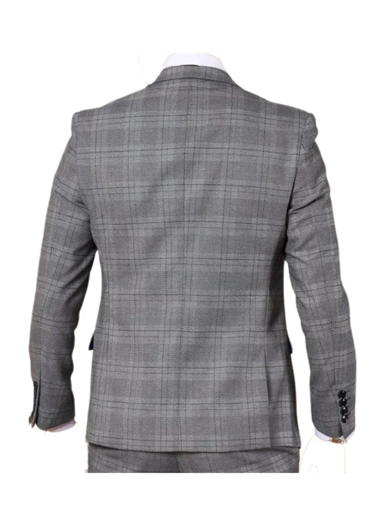 Marc Darcy - Sakko Check Jerry Grau 3 Marc Darcy - Sakko Check Jerry Grau – Bild 3