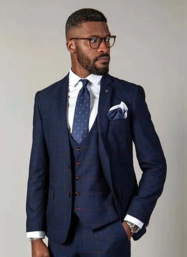 Marc Darcy - Sakko Edison Marineblau 1 Marc Darcy - Sakko Edison Marineblau