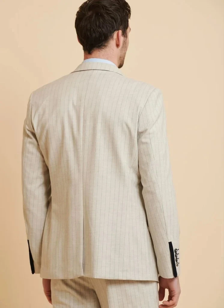 Marc Darcy - Sakko Grant Stone Pinstripe 2 Marc Darcy - Sakko Grant Stone Pinstripe – Bild 2