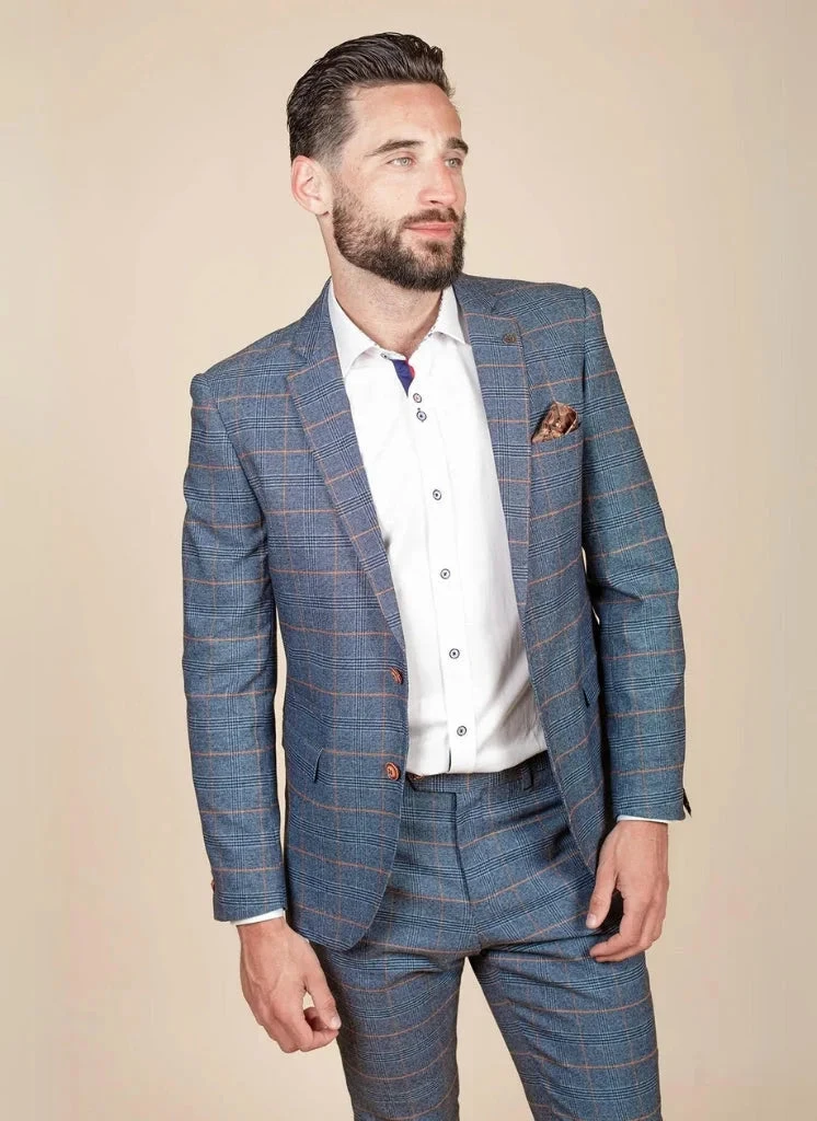 Marc Darcy - Sakko Jenson Himmelblau 1 Marc Darcy - Sakko Jenson Himmelblau