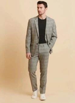Marc Darcy - Sakko Karomuster Ross Grey Check
