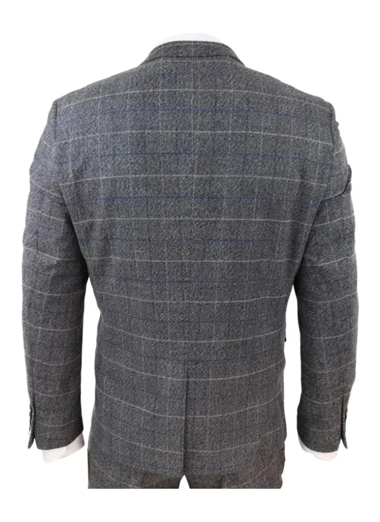 Marc Darcy - Sakko Karomuster Scott Grau 3 Marc Darcy - Sakko Karomuster Scott Grau – Bild 3