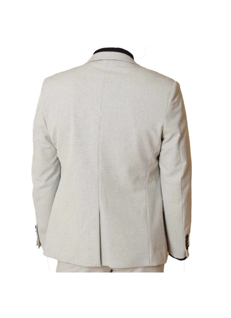 Marc Darcy - Sakko Karomuster Weiß Bromley Stein 3 Marc Darcy - Sakko Karomuster Weiß Bromley Stein – Bild 3