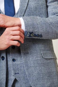 Marc Darcy – Sakko Kris Sky Blue -Herrenanzug Geschäft marc darcy sakko kris sky blue 734