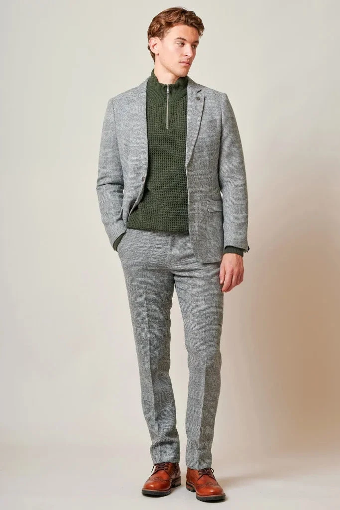Marc Darcy – Sakko Tweed Kris Silver Grey 8 Marc Darcy – Sakko Tweed Kris Silver Grey – Bild 8