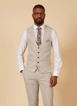 Marc Darcy - Weste HM5 Stein 7 Marc Darcy - Weste HM5 Stein -Herrenanzug Geschäft marc darcy weste hm5 stein 855