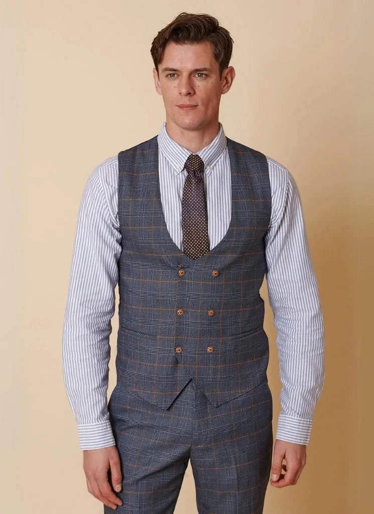 Marc Darcy - Weste Jenson Himmelblau 1 Marc Darcy - Weste Jenson Himmelblau