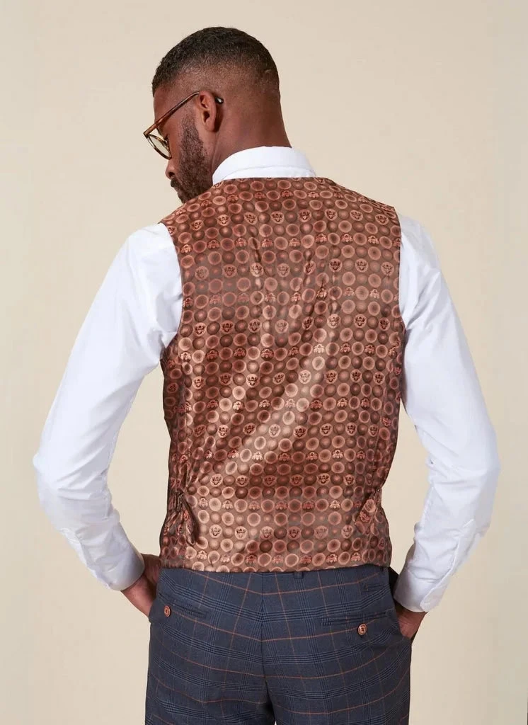 Marc Darcy - Weste Jenson Marineblau 3 Marc Darcy - Weste Jenson Marineblau – Bild 3