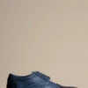 Navy Lederschuhe, Marc Darcy Brandon - Wingtip Brogue