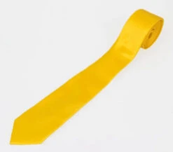 Cavani Krawatte Gelb, Einstecktuch, Krawatte & Clip